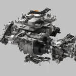 BMW M quad-motor electric drivetrain layout for the Neue Klasse high-performance platform