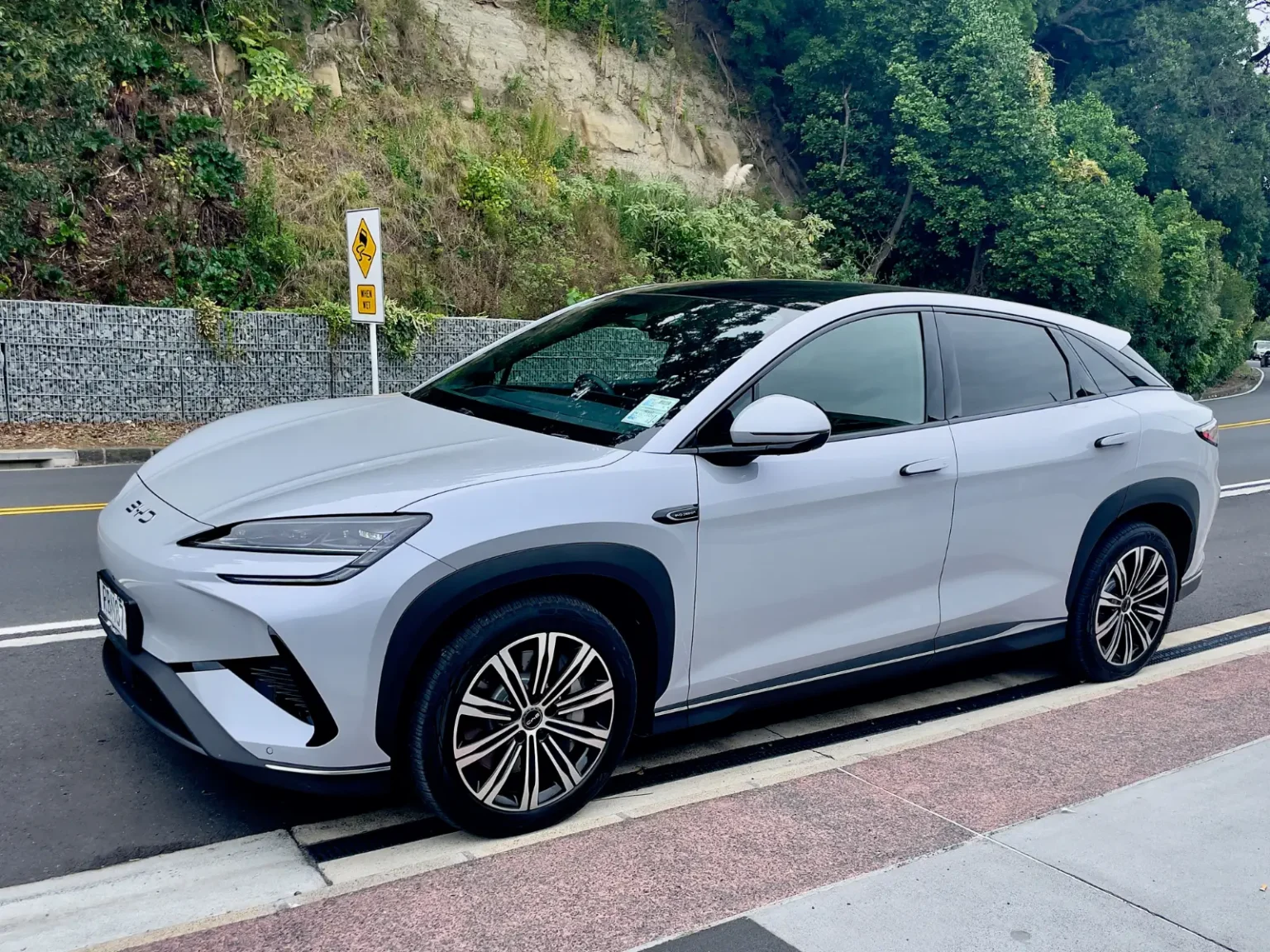BYD Sealion 7 front badge and license plate close-up
